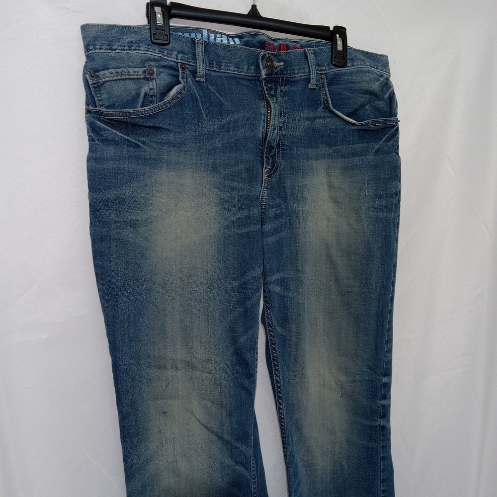 Urban Pipeline Men's Slim Straight Leg Jeans 36×34 Acid Wash Grunge Punk - Picture 3 of 9